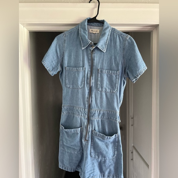 Madewell Denim Romper - Picture 2 of 5